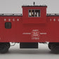 Lionel 6-17638 O Gauge Rock Island Extended Vision Lighted Caboose #17011 EX/Box