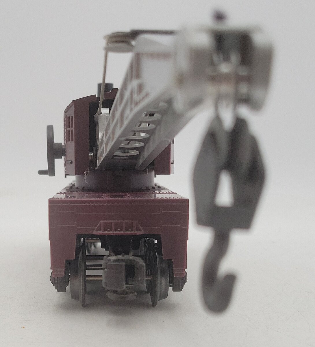Lionel 6-16658 O Gauge Erie Lackawanna 6- Wheel Crane Car VG/Box