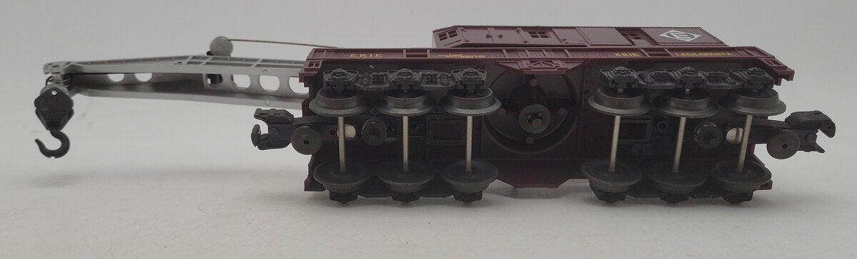 Lionel 6-16658 O Gauge Erie Lackawanna 6- Wheel Crane Car VG/Box