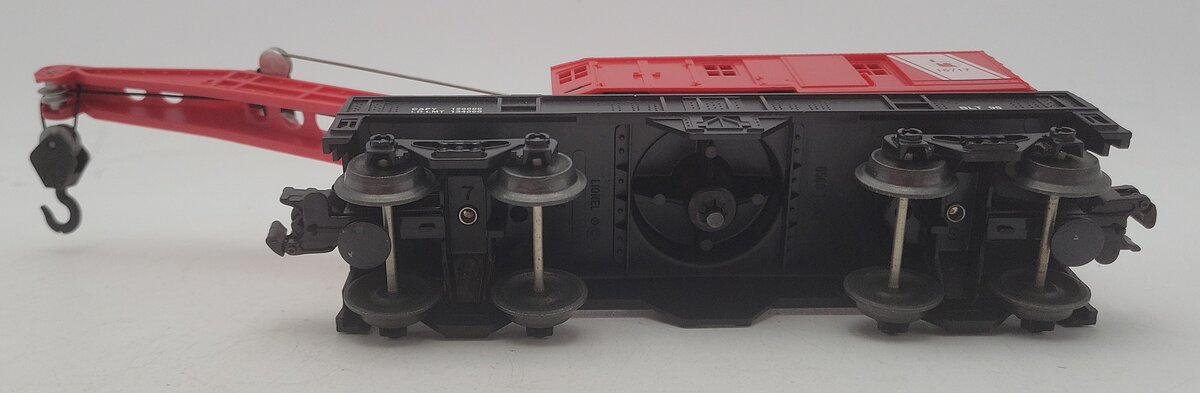 Lionel 6-16717 O Gauge Jersey Central Four Wheel Crane Car VG/Box