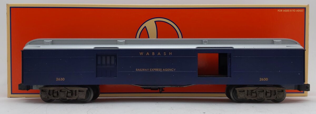 Lionel 6-19064 O Gauge Wabash REA Baggage Car #2630 EX/Box