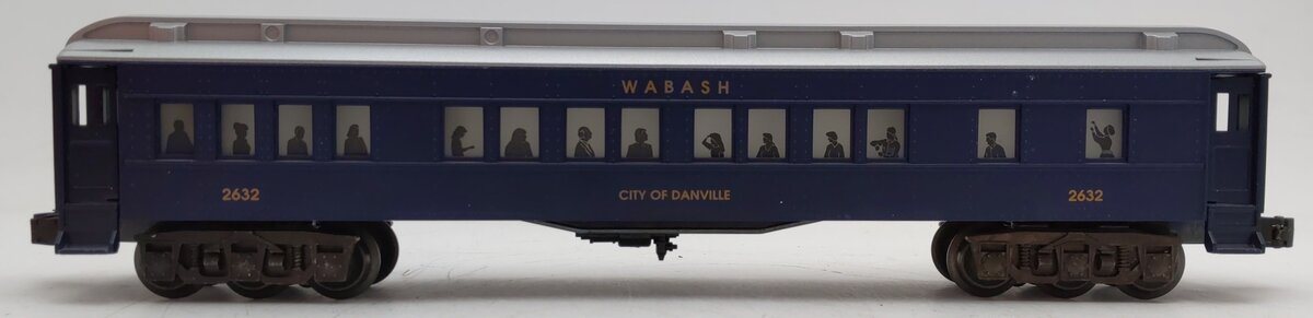 Lionel 6-19063 O Gauge Wabash Railway "City Of Danville" Coach Car #2632 EX/Box