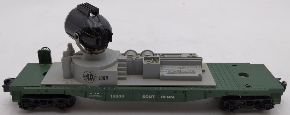 Lionel 6-16606 O Gauge Southern Operating Searchlight Car EX/Box