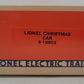 Lionel 6-19903 O Gauge Lionel Christmas Boxcar #1987 LN/Box