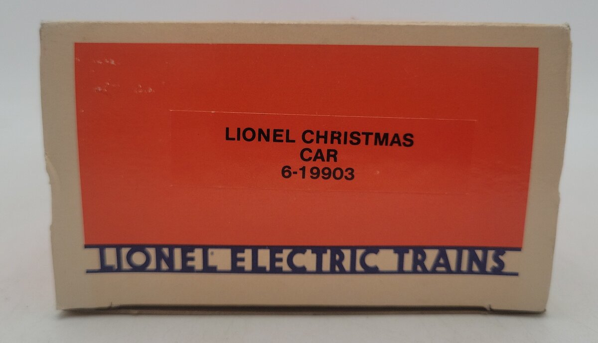 Lionel 6-19903 O Gauge Lionel Christmas Boxcar #1987 LN/Box