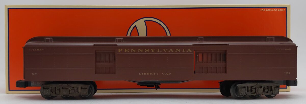Lionel 6-19099 O Gauge Pennsylvania "Liberty Cap" Madison Baggage Car #2623 EX/Box