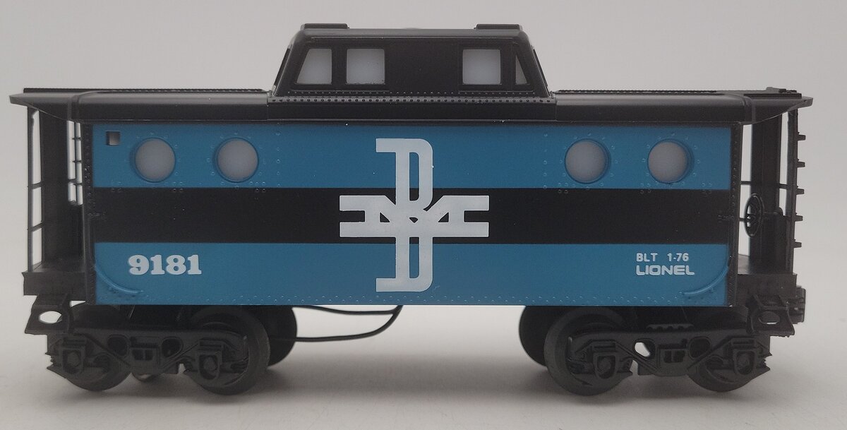 Lionel 6-9181 O Gauge Boston and Maine N5C Porthole Caboose EX/Box