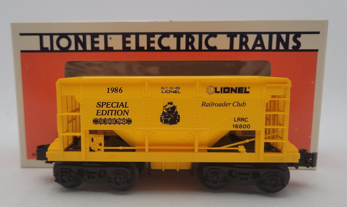 Lionel 6-16800 O Gauge Lionel Railroader Club Ore Car LN/Box