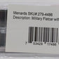 Menards 279-4486 O Military Flatcar w/ Military Tank #2685 MT/Box
