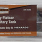 Menards 279-4486 O Military Flatcar w/ Military Tank #2685 MT/Box