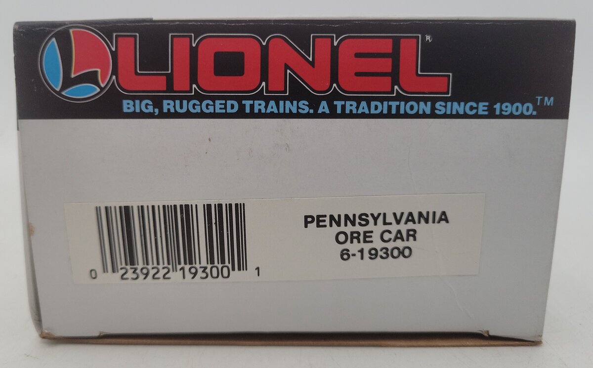 Lionel 6-19300 O Gauge Pennsylvania Ore Car #19300 EX/Box