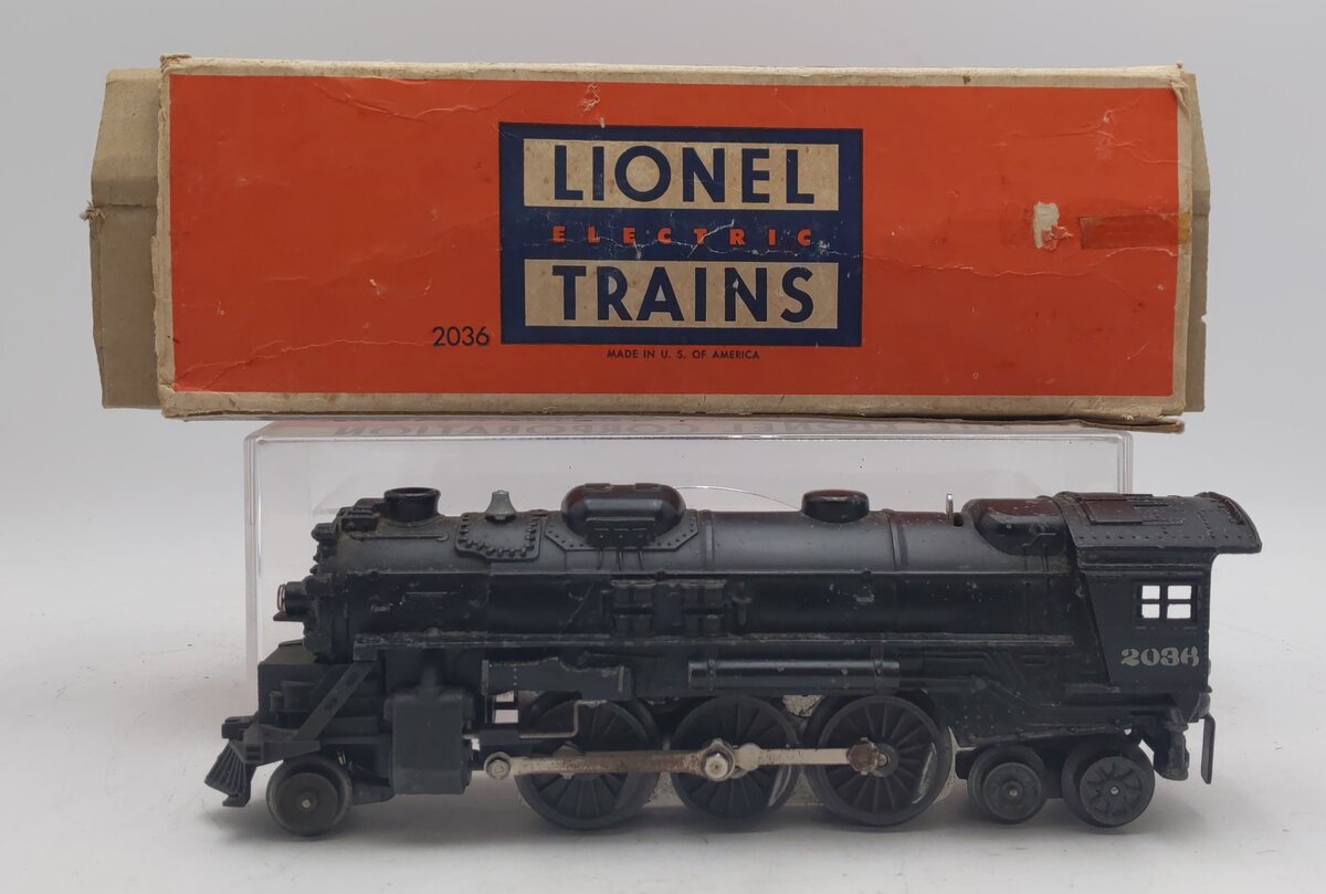 Lionel 2036 Vintage O 2-6-4 Steam Locomotive VG/Box