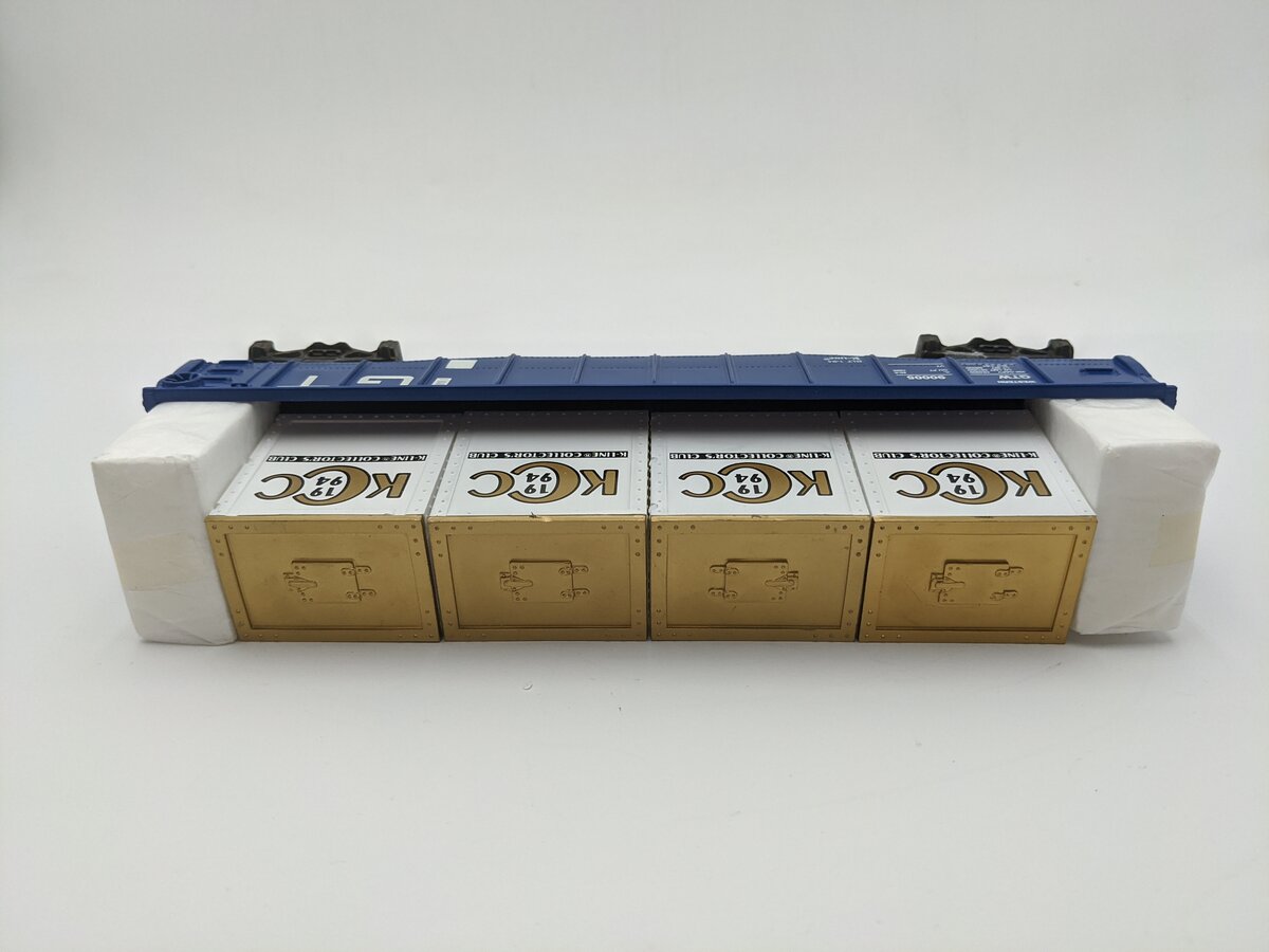 K-Line K90005 O Gauge KCC 1994 Gondola with Crates EX/Box