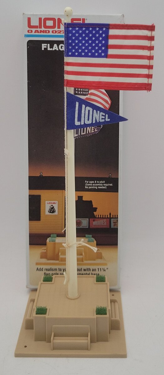 Lionel 6-2320 O / O27 Scale Flag Pole Kit EX/Box