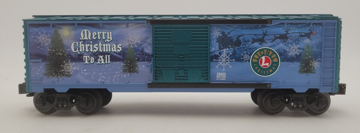 Lionel 6-25033 O Gauge 2007 Christmas Boxcar LN/Box