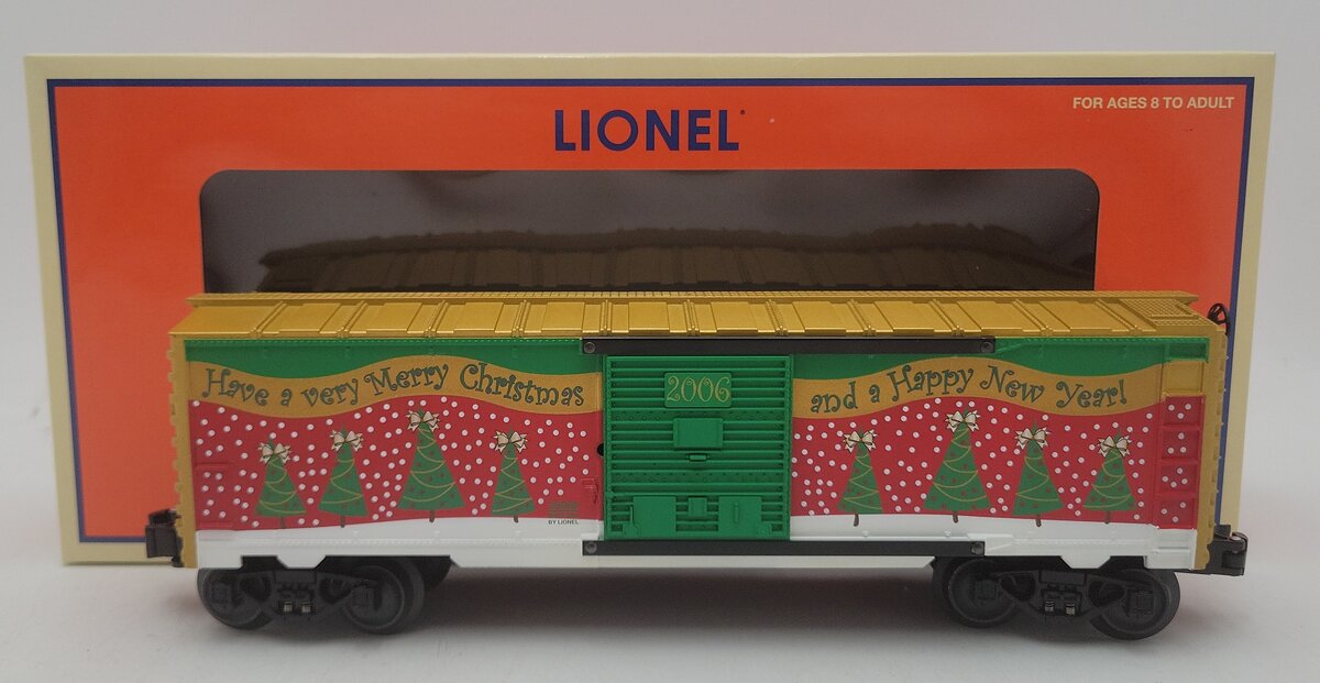 Lionel 6-25008 O Gauge 2006 Christmas Boxcar LN/Box