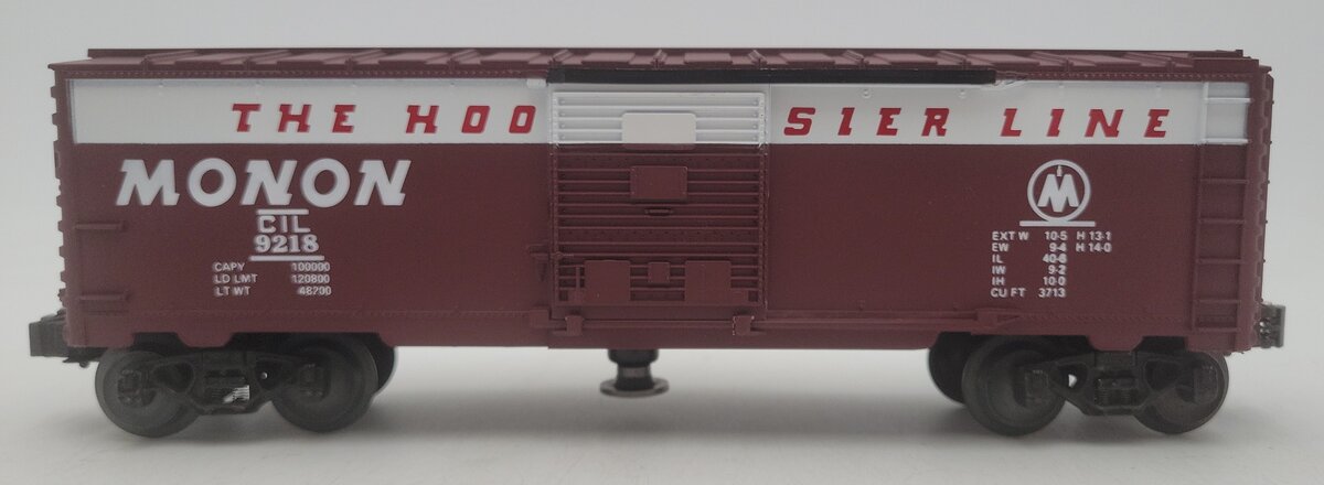 Lionel 6-9218 O Gauge Monon Mail Operating Boxcar EX/Box