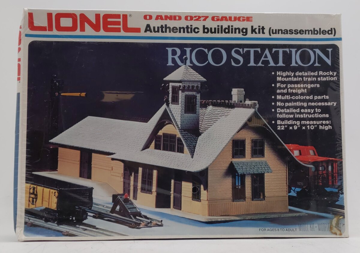 Lionel 6-2709 O Rico Station Building Kit NIB