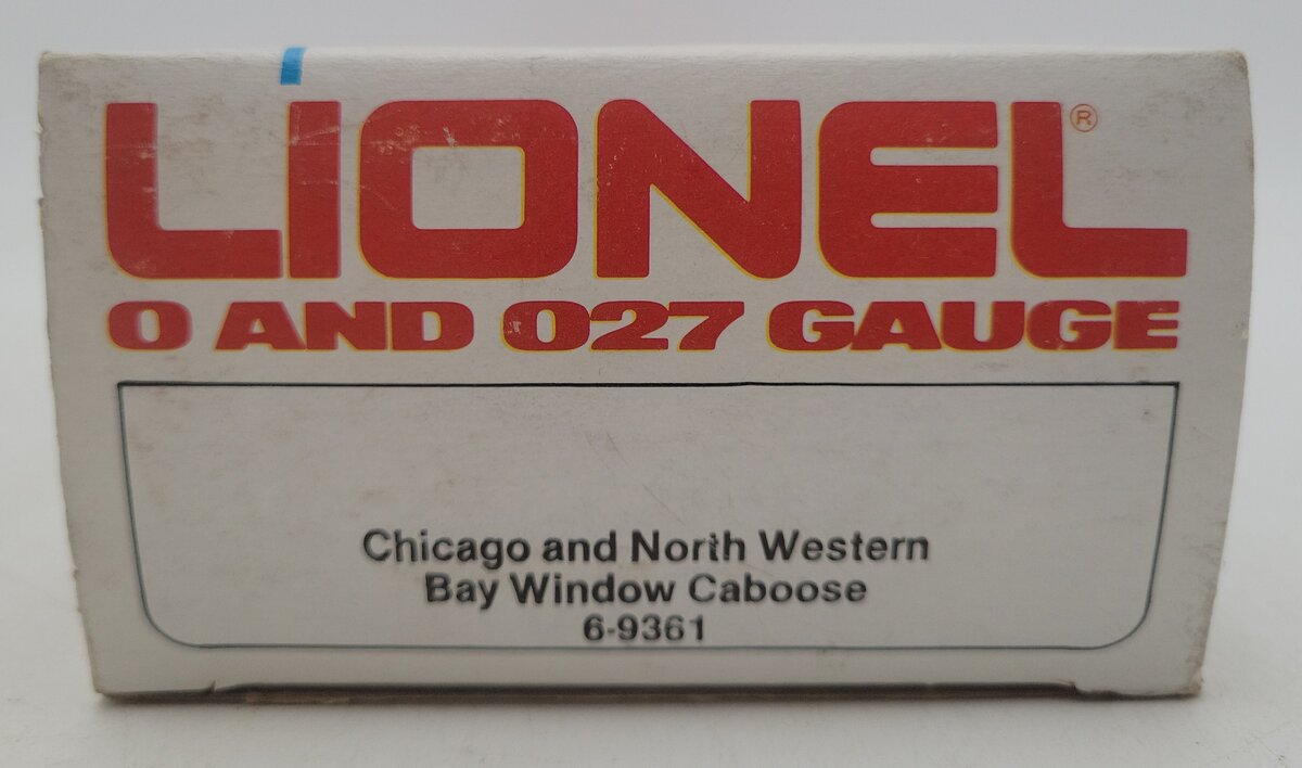Lionel 6-9361 O Chicago & North Western Bay Window Illuminated Caboose #9361 EX/Box