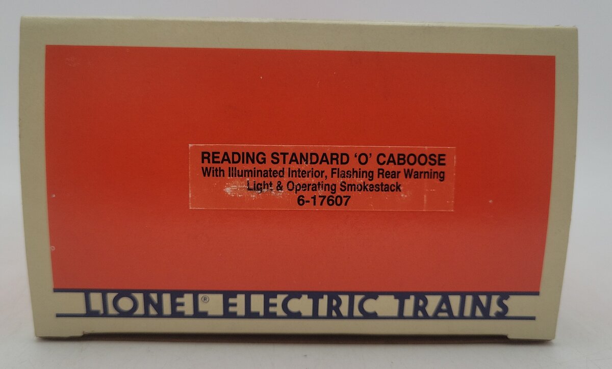 Lionel 6-17607 O Gauge Reading Caboose Car