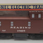 Lionel 6-17607 O Gauge Reading Caboose Car