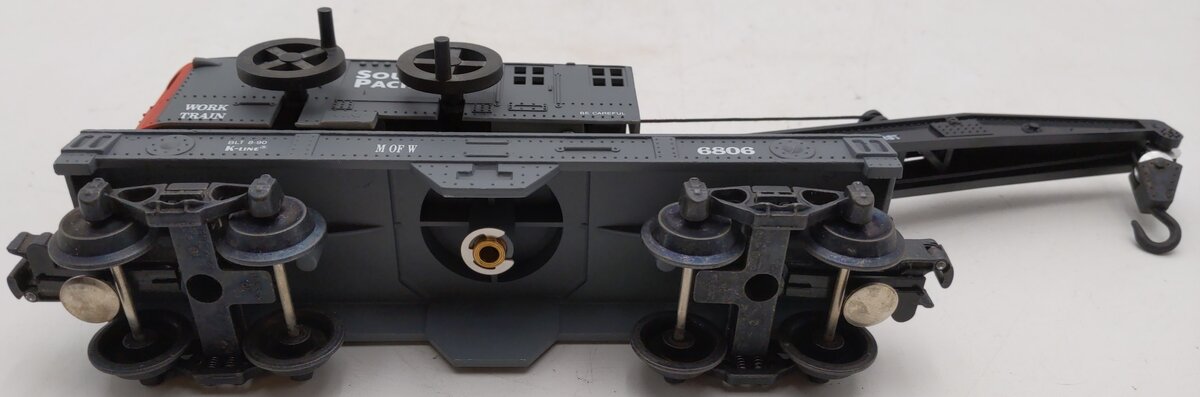 K-Line K6806 O Gauge Southern Pacific Crane Car (Classic) EX/Box