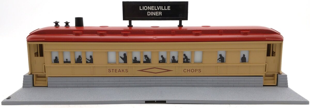 Lionel 6-12722 O Gauge Illuminated Roadside Diner w/Smoke Stack EX/Box