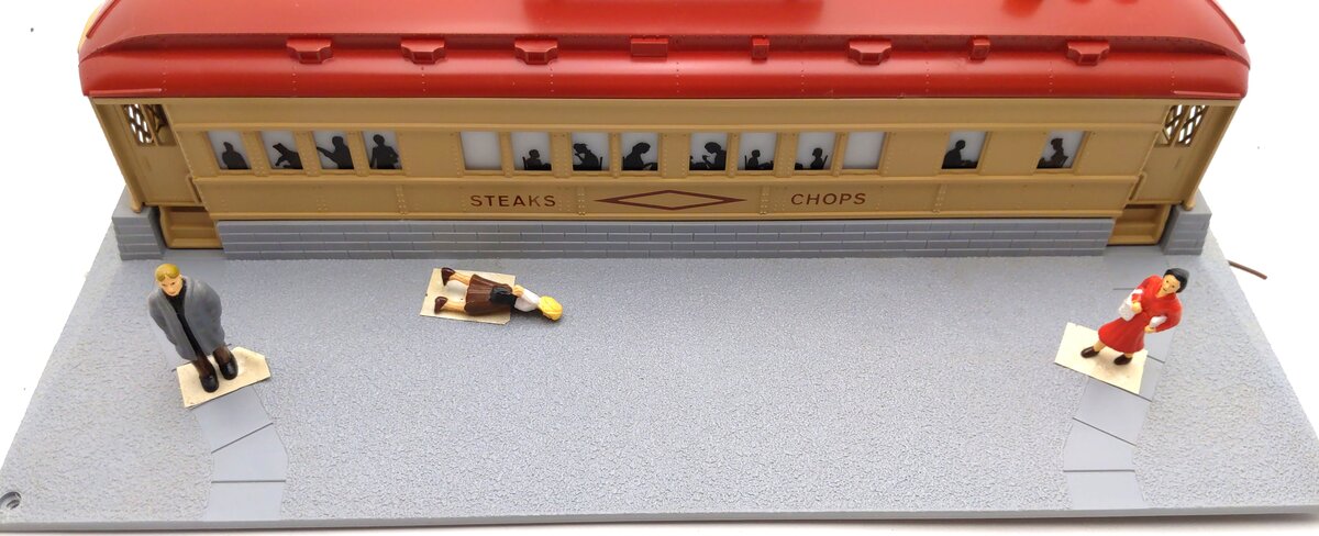 Lionel 6-12722 O Gauge Illuminated Roadside Diner w/Smoke Stack EX/Box