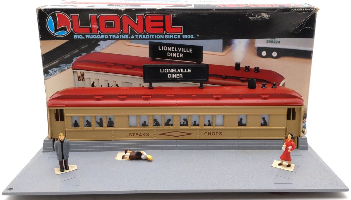 Lionel 6-12722 O Gauge Illuminated Roadside Diner w/Smoke Stack EX/Box