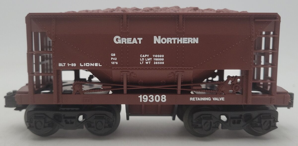 Lionel 6-19308 O Gauge Great Northern Ore Car with Ore Load #19308 EX/Box