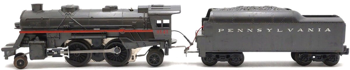 Lionel 6-8141 O Gauge Pennsylvania 2-4-2 Steam Locomotive & Tender #8141 VG