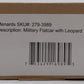 Menards 279-3989 O Military Flatcar w/ Leopard Tank #18427 NIB