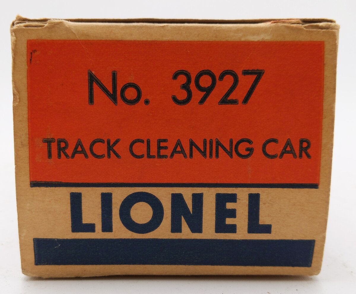 Lionel 3927 O Vintage Postwar Motorized Track Cleaner Car #3927 VG/Box