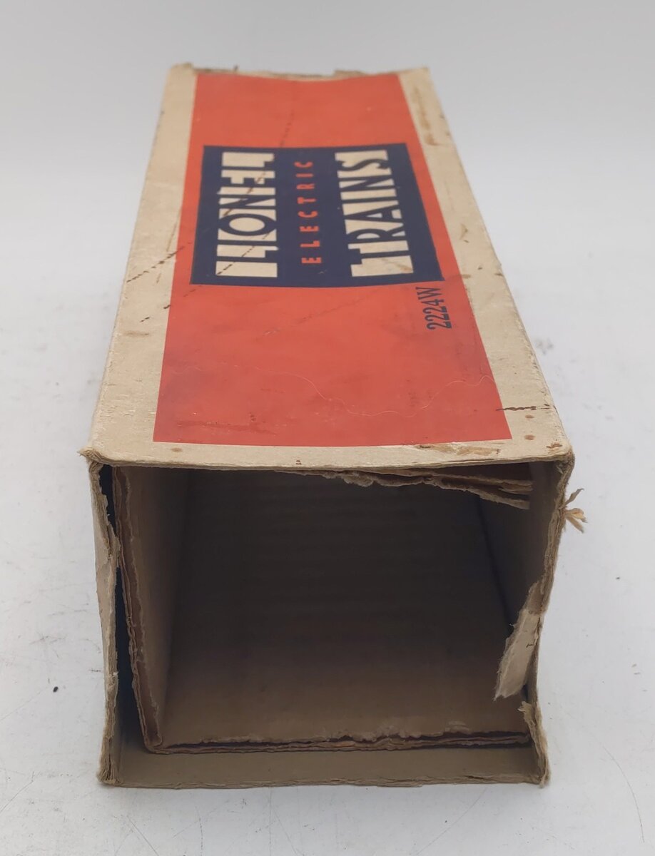 Lionel 2224W Vintage O Lionel Lines 8-Wheel Tender w/Whistle EX/Box