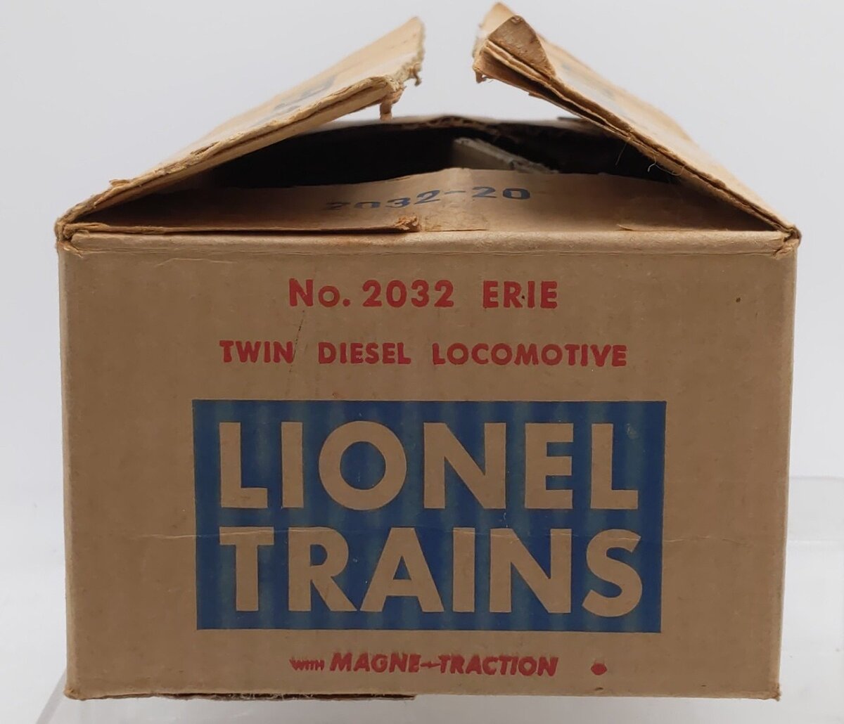 Lionel 2032 Vintage O Erie Alco AA Diesel Locomotive Set VG/Box