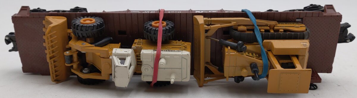 Lionel 6-9121 O Gauge Louisville & Nashville Flatcar w/Custom Load EX