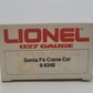Lionel 6-9348 O Gauge Santa Fe Crane Car EX/Box