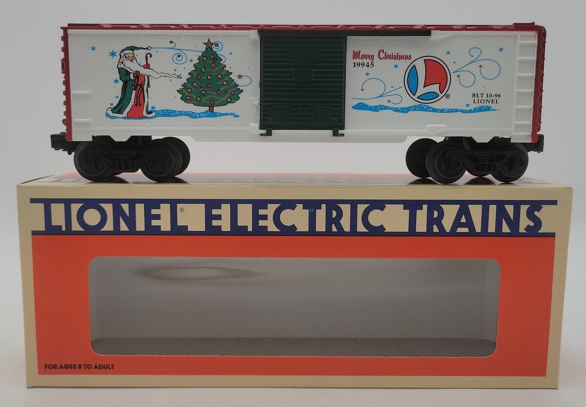 Lionel 6-19945 O Gauge Christmas 1996 Holiday Boxcar LN/Box