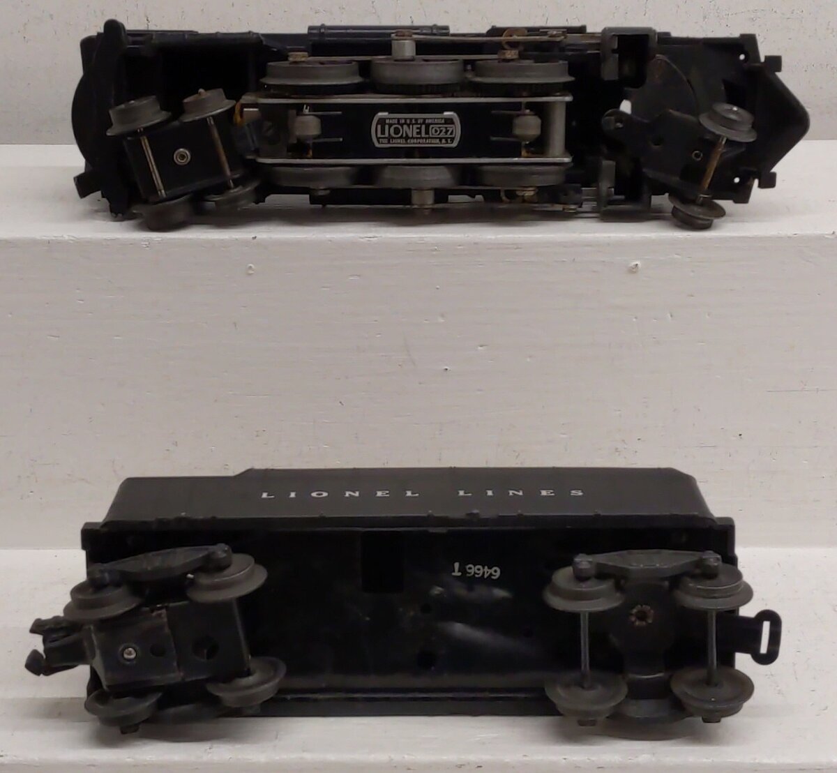 Lionel 2036 Vintage O 2-6-4 Steam Locomotive and 6466T Tender VG