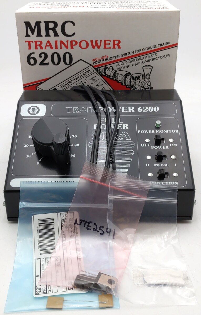 MRC 6200 HO Scale Trainpower Power Pack EX/Box