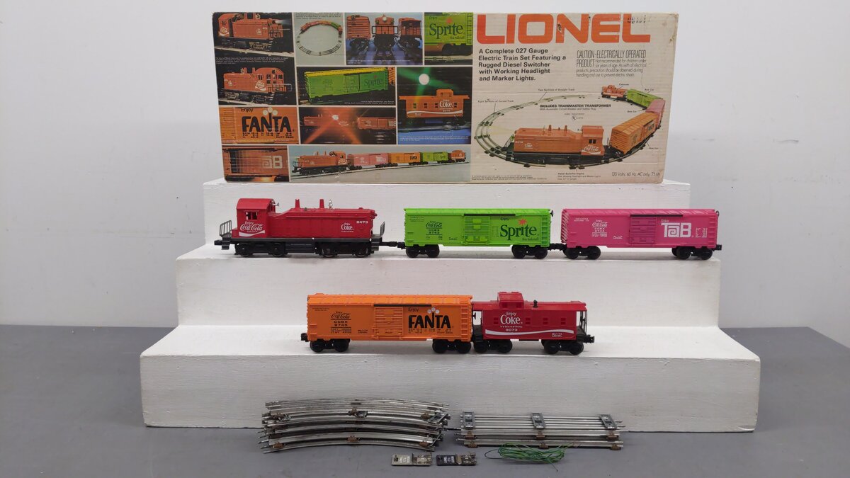 Lionel 6-1463 Coca-Cola Diesel Freight Train Set VG/Box