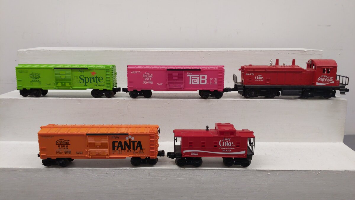 Lionel 6-1463 Coca-Cola Diesel Freight Train Set VG/Box