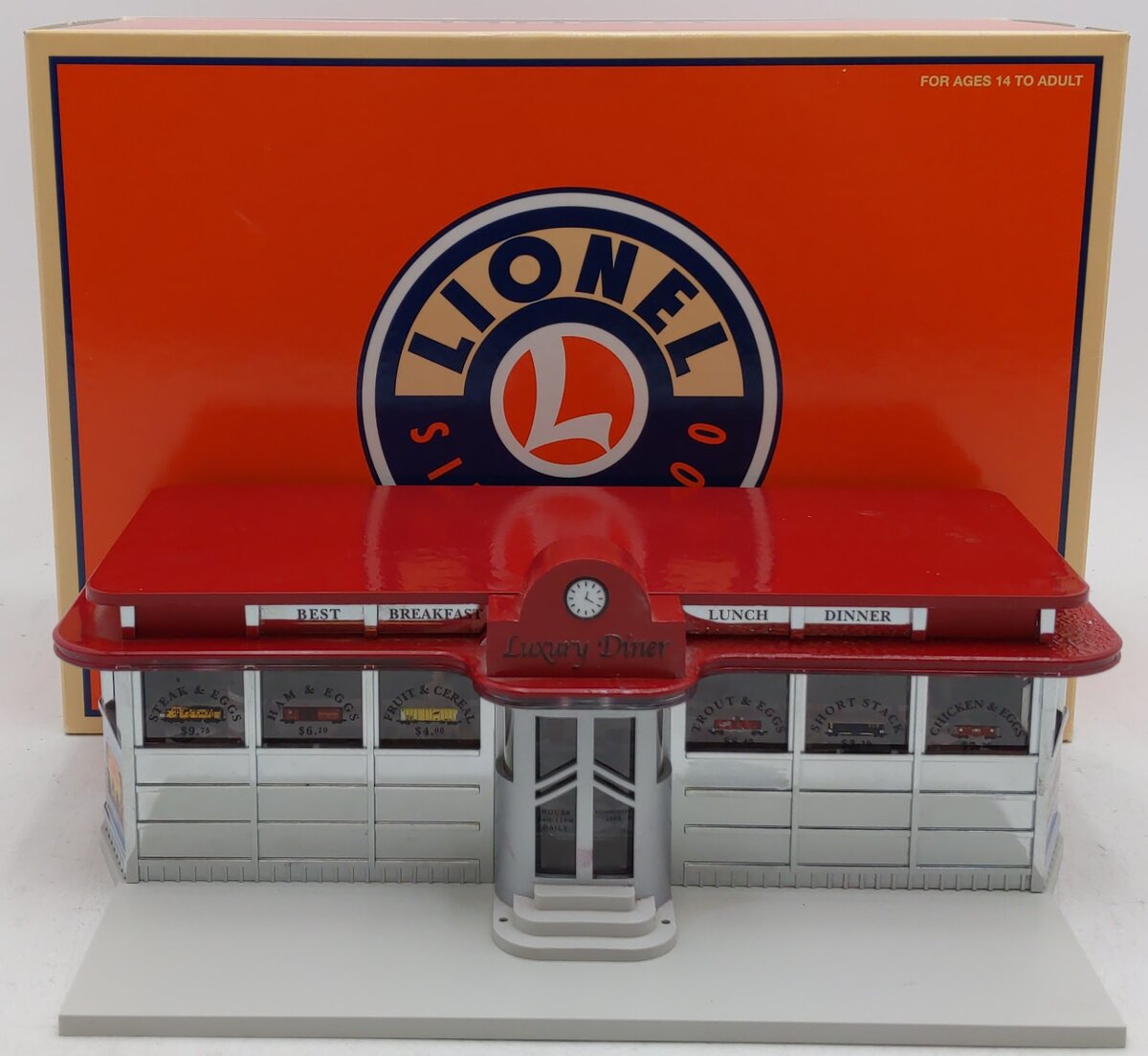 Lionel 6-82036 O Gauge Luxury Diner Building Custom Painted EX/Box