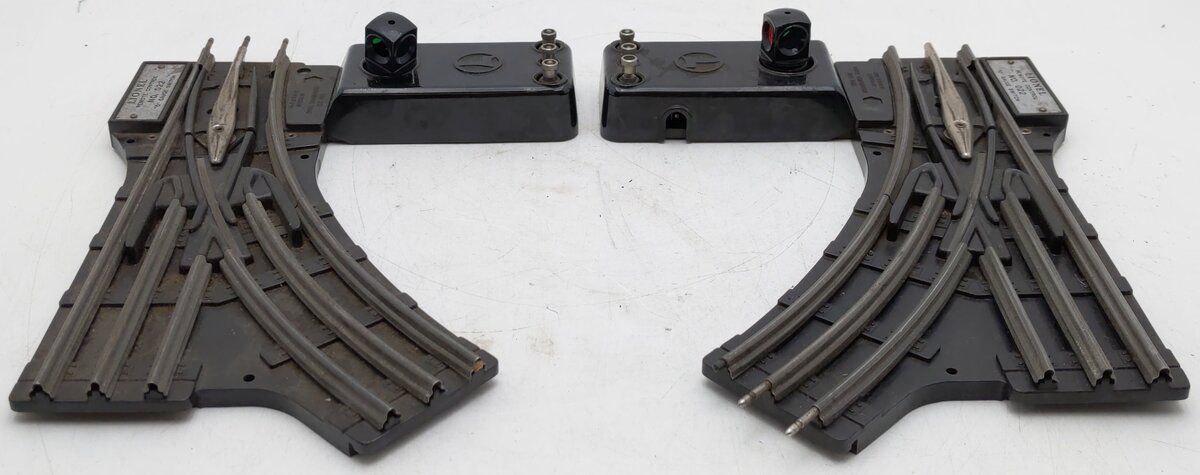 Lionel O22 Vintage O Left-Hand & Right-Hand Remote Control Switches (Pair of 2) VG