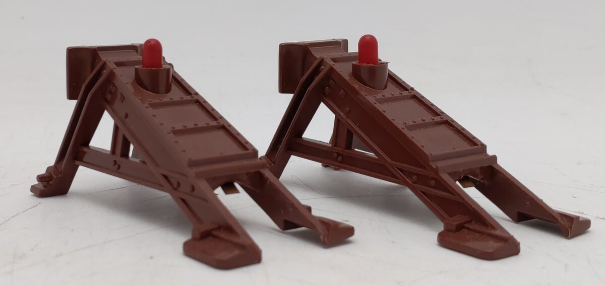 Lionel 6-12715 Brown Plastic Track Bumper (Box of 2) EX/Box