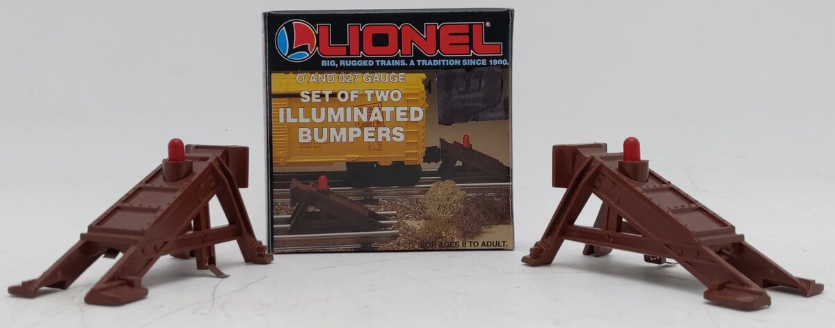 Lionel 6-12715 Brown Plastic Track Bumper (Box of 2) EX/Box