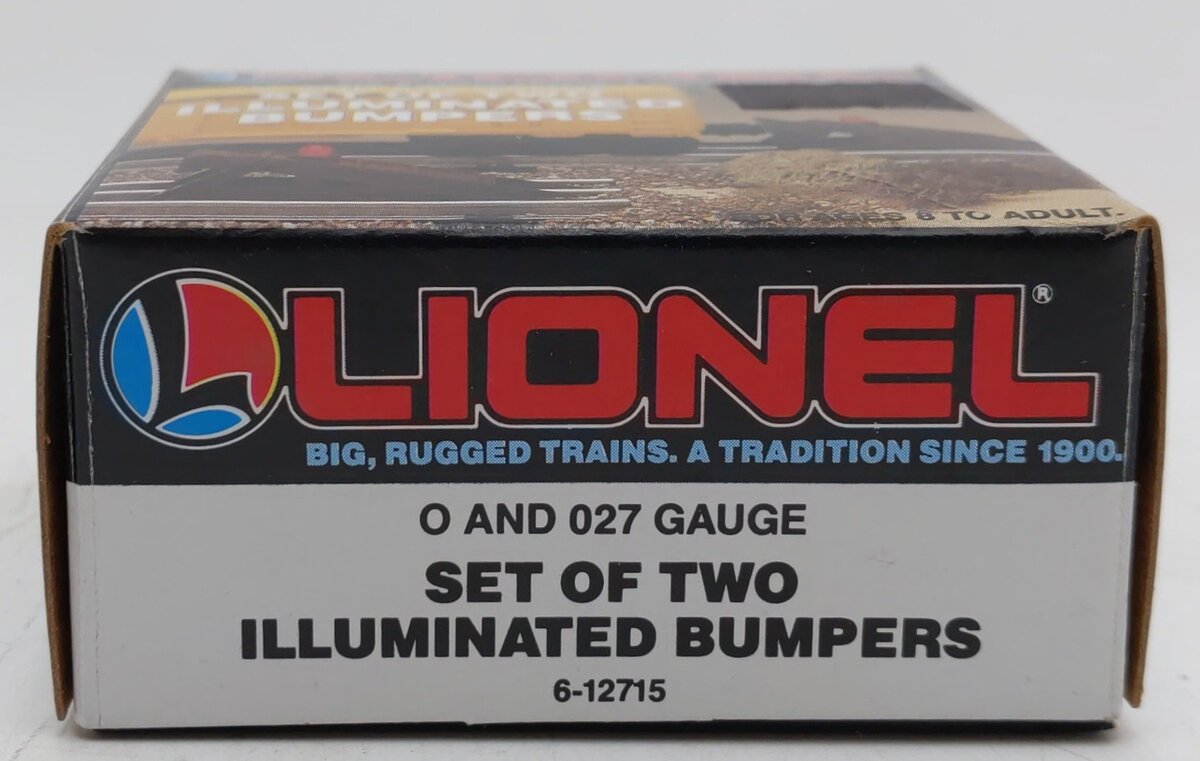 Lionel 6-12715 Brown Plastic Track Bumper (Box of 2) EX/Box