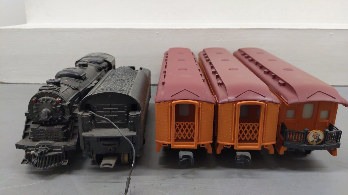 Lionel 6-1387 O Gauge Milwaukee Road Passenger Train Set VG/Box