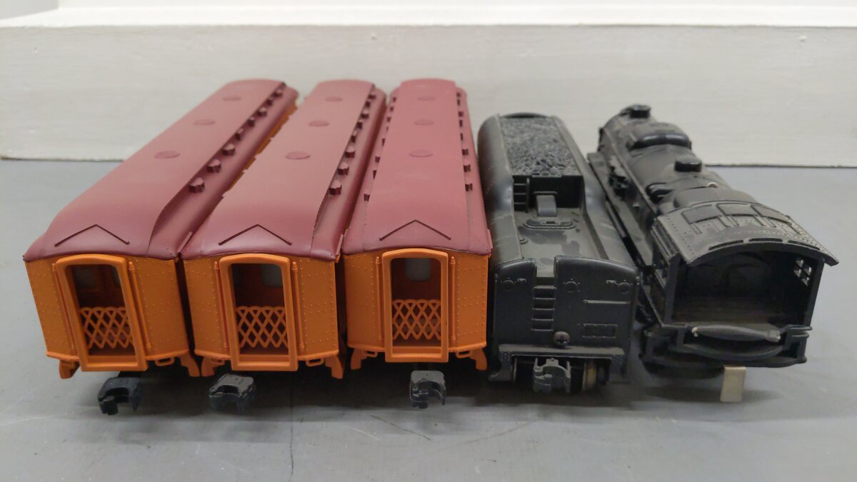 Lionel 6-1387 O Gauge Milwaukee Road Passenger Train Set VG/Box