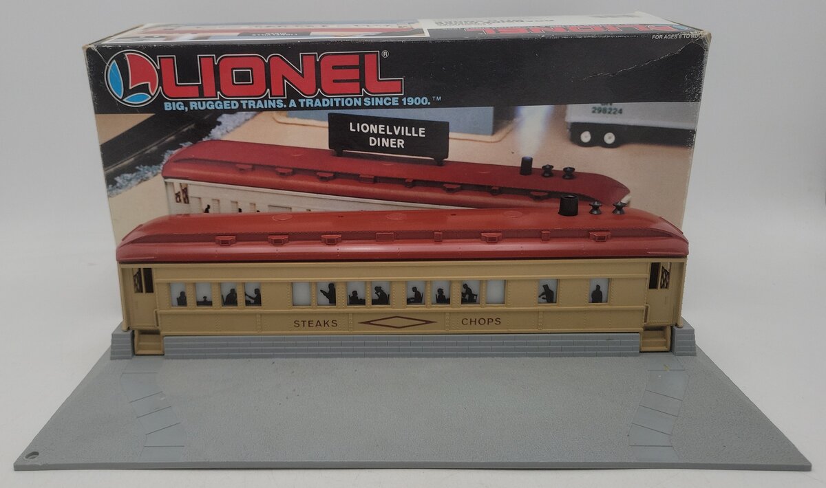 Lionel 6-12722 O Gauge Illuminated Roadside Diner w/Smoke Stack EX/Box